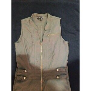 Forrest green Romper